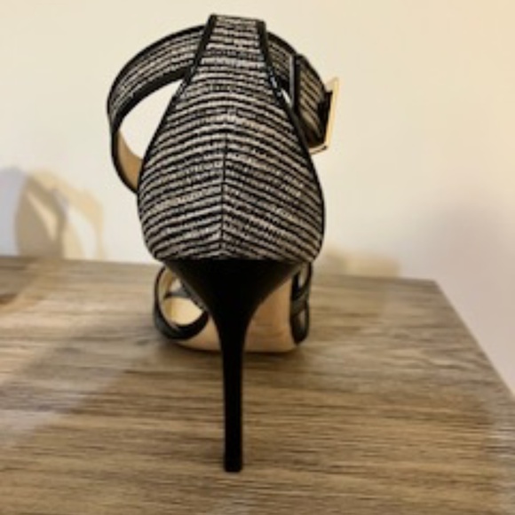 Jimmy Choo London "Louise" Cross Strap Sandal (Women's size 8M) - Picture 3 of 9